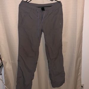 North face pants - grey, drawstring